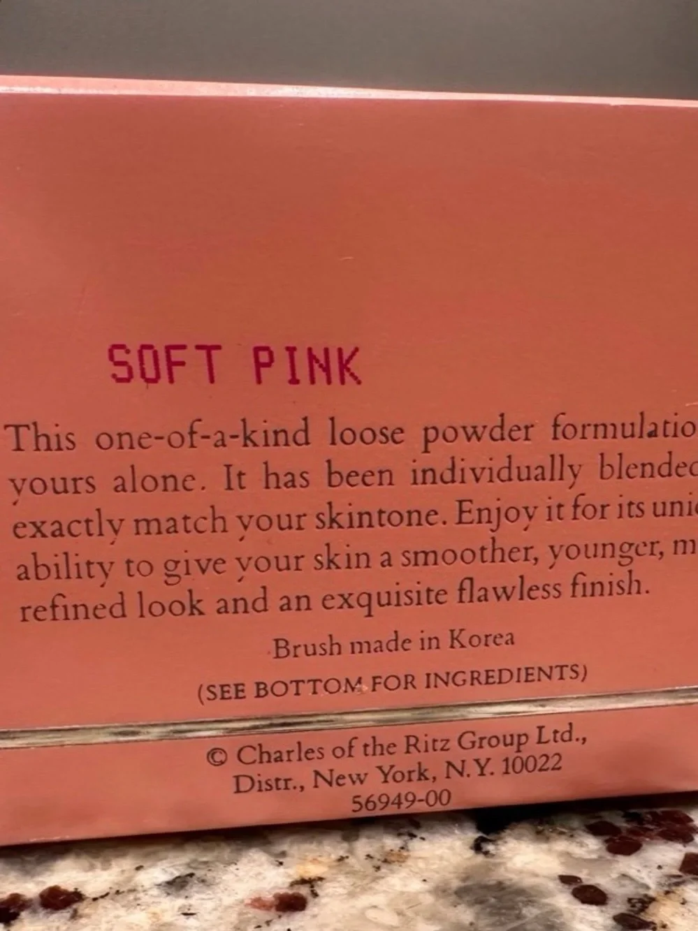Vintage Charles of the Ritz Custom Blended Powder 1.5oz, Rare Vanity Collectible
